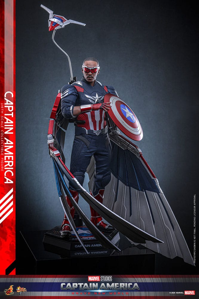 Captain America: Brave New World Movie Masterpiece Actionfigur 1/6 Captain America 30 cm Image 17