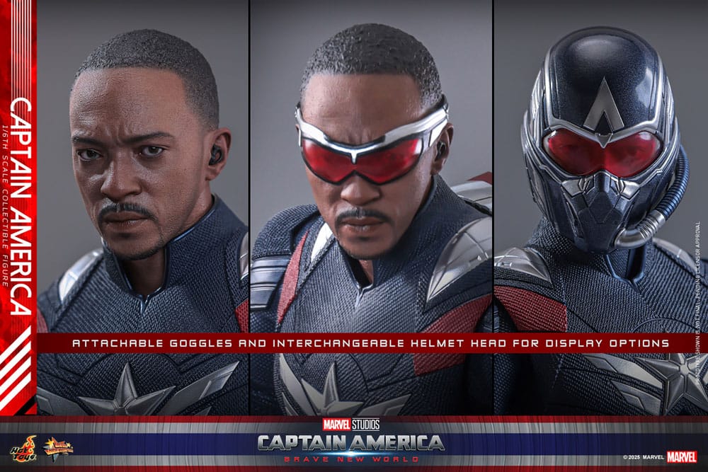 Captain America: Brave New World Movie Masterpiece Actionfigur 1/6 Captain America 30 cm Image 18