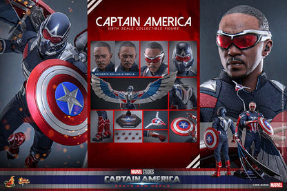 Captain America: Brave New World Movie Masterpiece Actionfigur 1/6 Captain America 30 cm Image 20