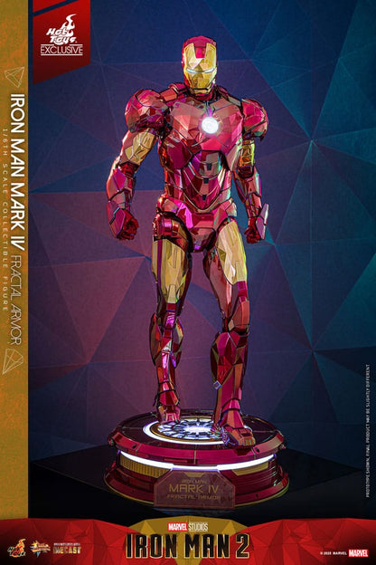 Iron Man Movie Masterpiece Diecast Actionfigur 1/6 Iron Man Mark VI (Fractal Armor) Hot Toys Exclusive 33 cm Image 8