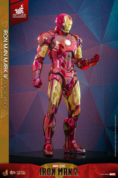 Iron Man Movie Masterpiece Diecast Actionfigur 1/6 Iron Man Mark VI (Fractal Armor) Hot Toys Exclusive 33 cm Image 9