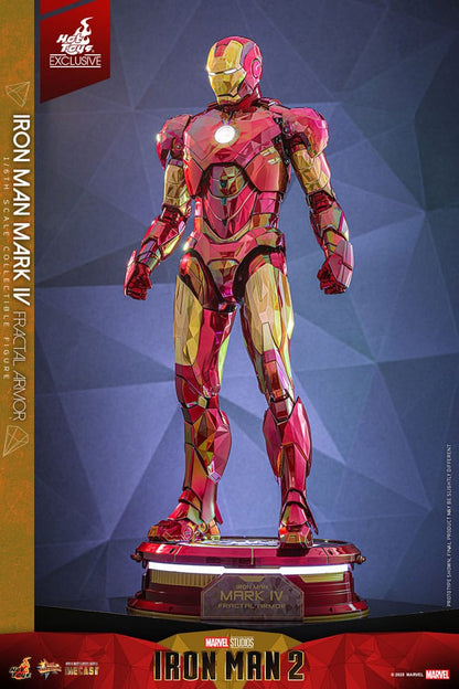 Iron Man Movie Masterpiece Diecast Actionfigur 1/6 Iron Man Mark VI (Fractal Armor) Hot Toys Exclusive 33 cm Image 10