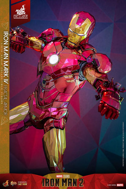 Iron Man Movie Masterpiece Diecast Actionfigur 1/6 Iron Man Mark VI (Fractal Armor) Hot Toys Exclusive 33 cm Image 11