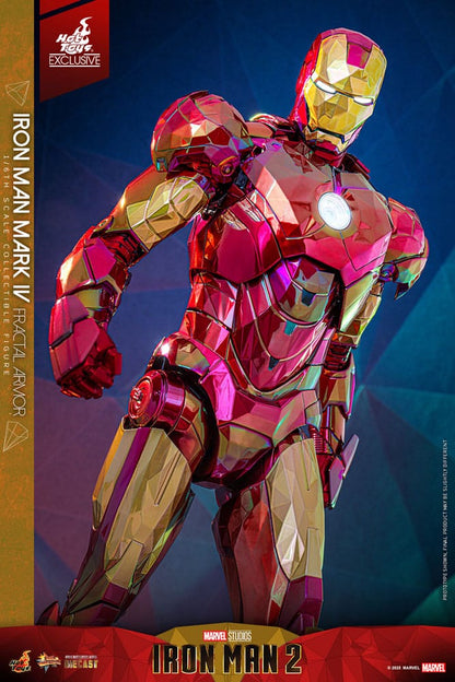 Iron Man Movie Masterpiece Diecast Actionfigur 1/6 Iron Man Mark VI (Fractal Armor) Hot Toys Exclusive 33 cm Image 18