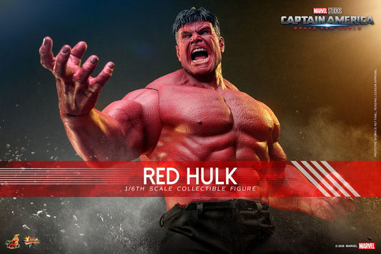 Captain America: Brave New World Movie Masterpiece Actionfigur 1/6 Red Hulk 47 cm Image 2