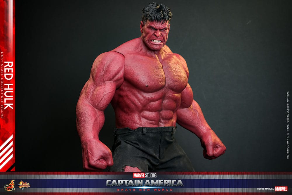 Captain America: Brave New World Movie Masterpiece Actionfigur 1/6 Red Hulk 47 cm Image 3