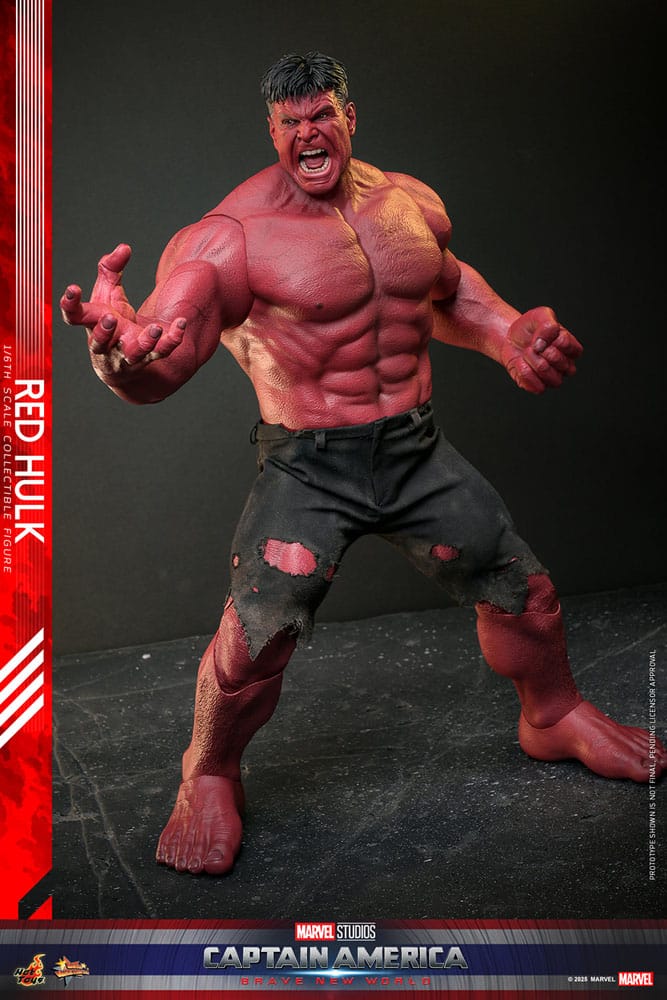 Captain America: Brave New World Movie Masterpiece Actionfigur 1/6 Red Hulk 47 cm Image 9
