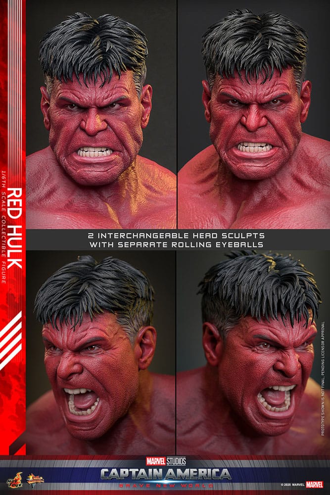 Captain America: Brave New World Movie Masterpiece Actionfigur 1/6 Red Hulk 47 cm Image 16