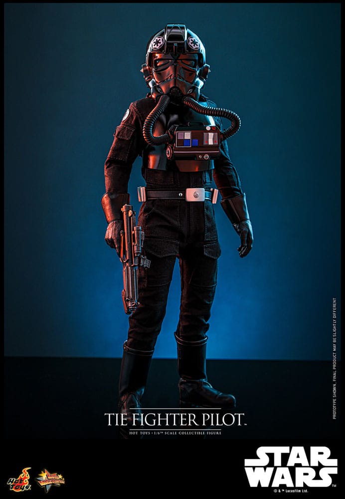 Star Wars Movie Masterpiece Actionfigur 1/6 TIE fighter Pilot 30 cm Image 6