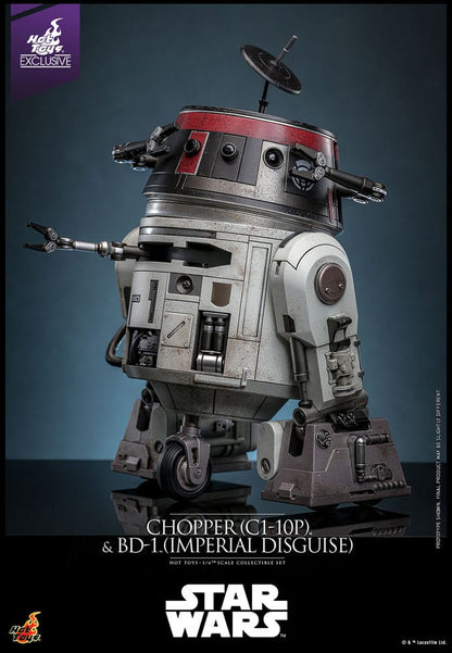 Star Wars Actionfigur Set 1/6 Chopper (C1-10P&trade;) & BD-1&trade; (Imperial Disguise) 18 cm & 8 cm Image 10