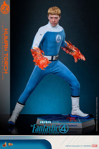 The Fantastic Four: First Steps Movie Masterpiece Actionfigur 1/6 Human Torch 30 cm Image 4
