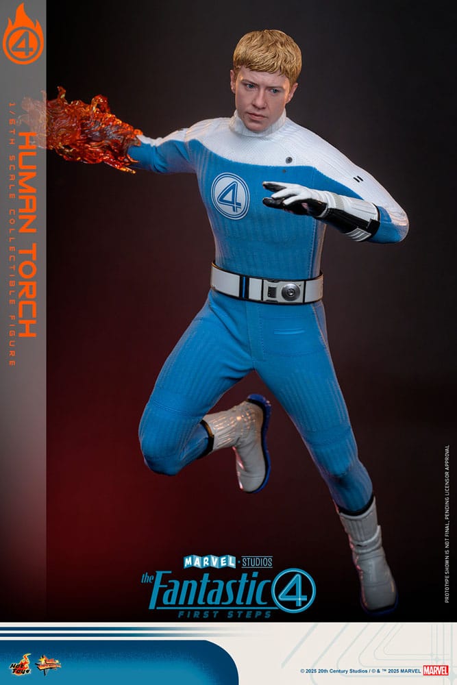 The Fantastic Four: First Steps Movie Masterpiece Actionfigur 1/6 Human Torch 30 cm Image 10