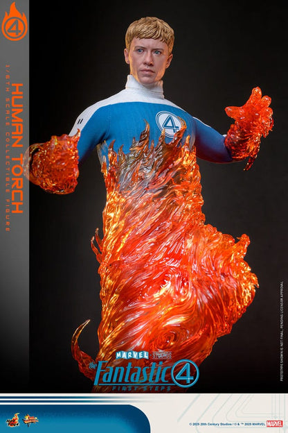 The Fantastic Four: First Steps Movie Masterpiece Actionfigur 1/6 Human Torch 30 cm Image 12