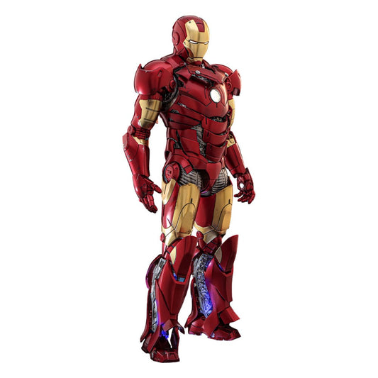 Iron Man Movie Masterpiece Diecast Actionfigur 1/6 Iron Man Mark III (Armor Suit Up Version) 32 cm Image 1