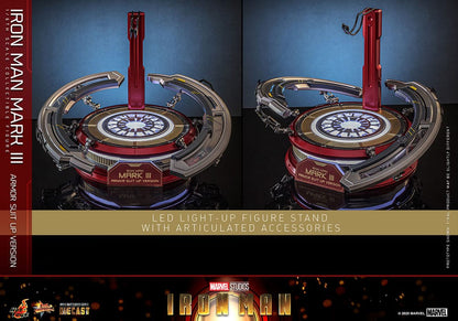 Iron Man Movie Masterpiece Diecast Actionfigur 1/6 Iron Man Mark III (Armor Suit Up Version) 32 cm Image 18
