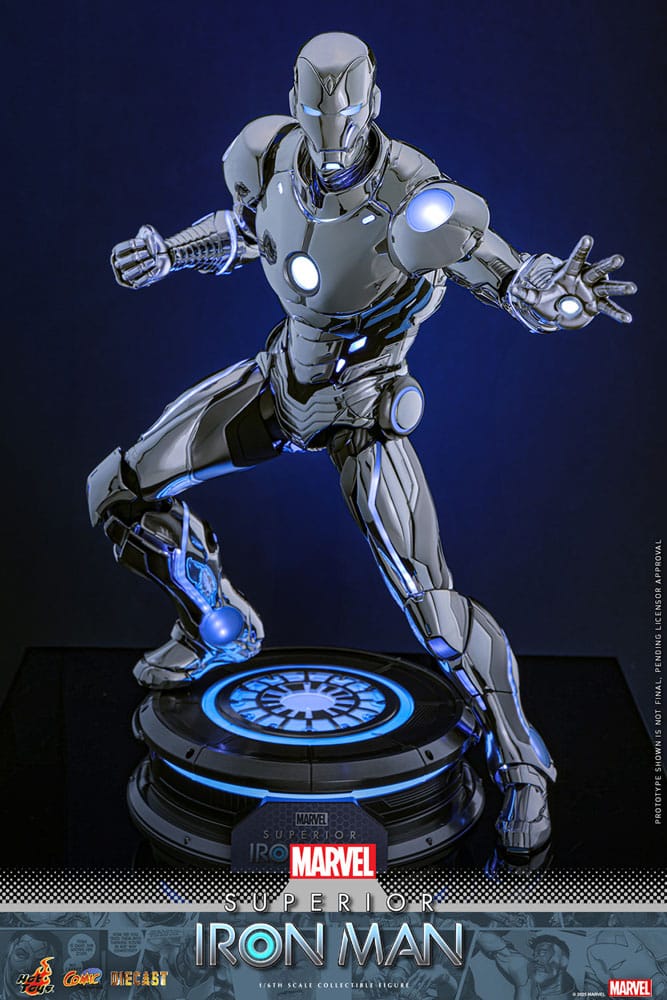 Marvel Comic Diecast Masterpiece Actionfigur 1/6 Superior Iron Man 32 cm Image 3