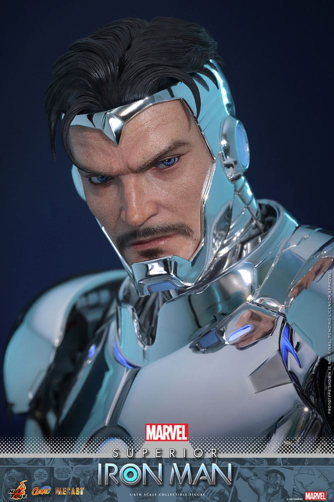 Marvel Comic Diecast Masterpiece Actionfigur 1/6 Superior Iron Man 32 cm Image 5
