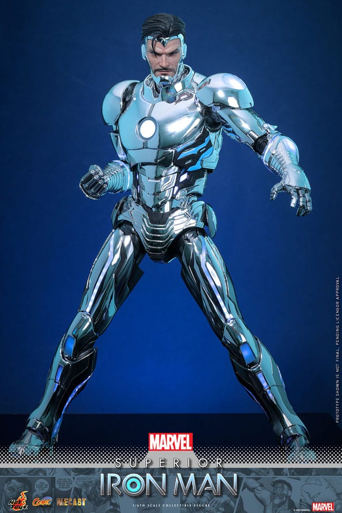 Marvel Comic Diecast Masterpiece Actionfigur 1/6 Superior Iron Man 32 cm Image 8