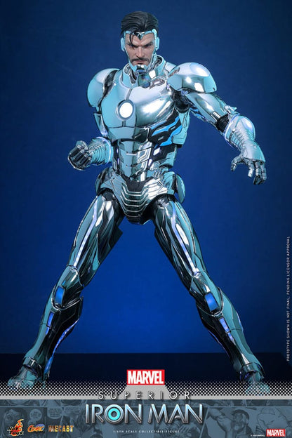 Marvel Comic Diecast Masterpiece Actionfigur 1/6 Superior Iron Man 32 cm Image 8