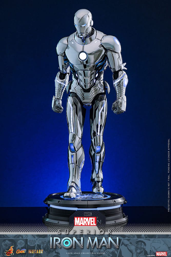 Marvel Comic Diecast Masterpiece Actionfigur 1/6 Superior Iron Man 32 cm Image 11