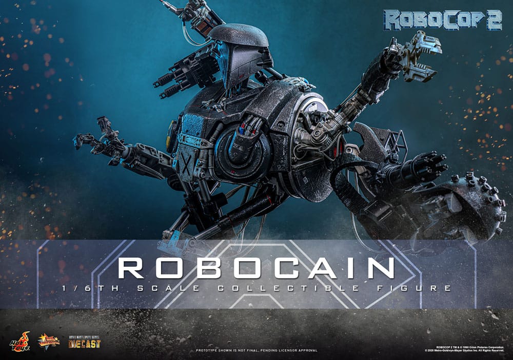 RoboCop 2 Movie Masterpiece Diecast Actionfigur 1/6 RoboCain 40 cm Image 2