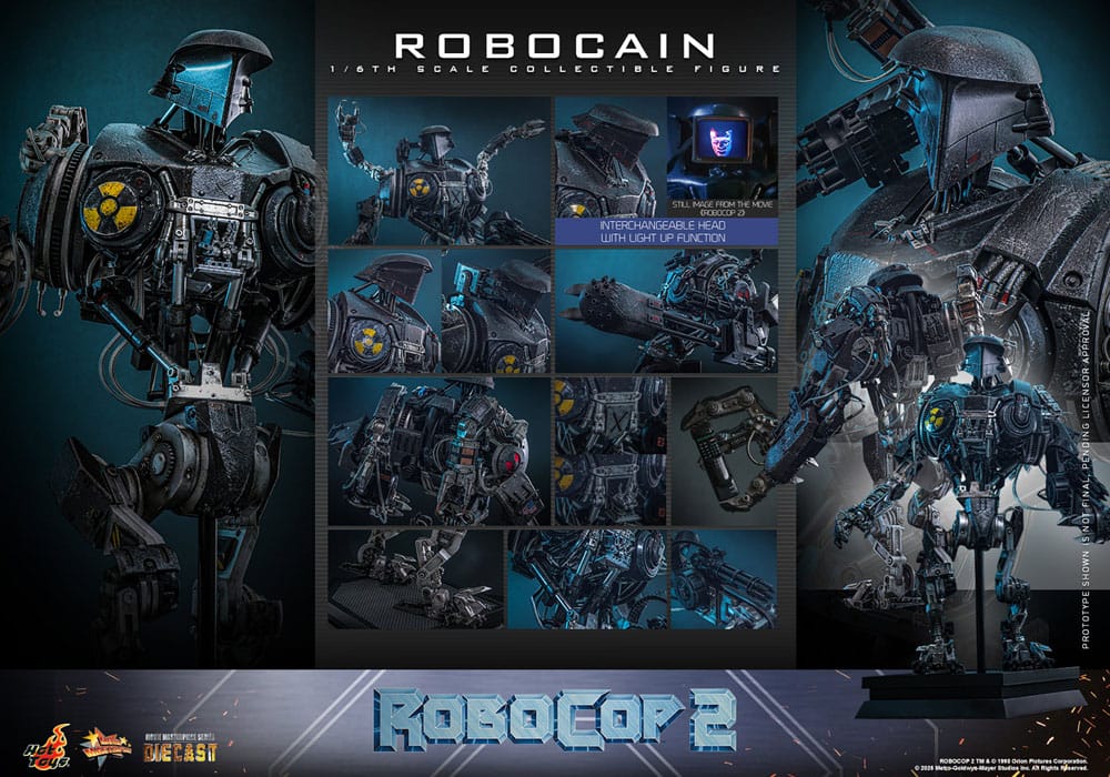 RoboCop 2 Movie Masterpiece Diecast Actionfigur 1/6 RoboCain 40 cm Image 22