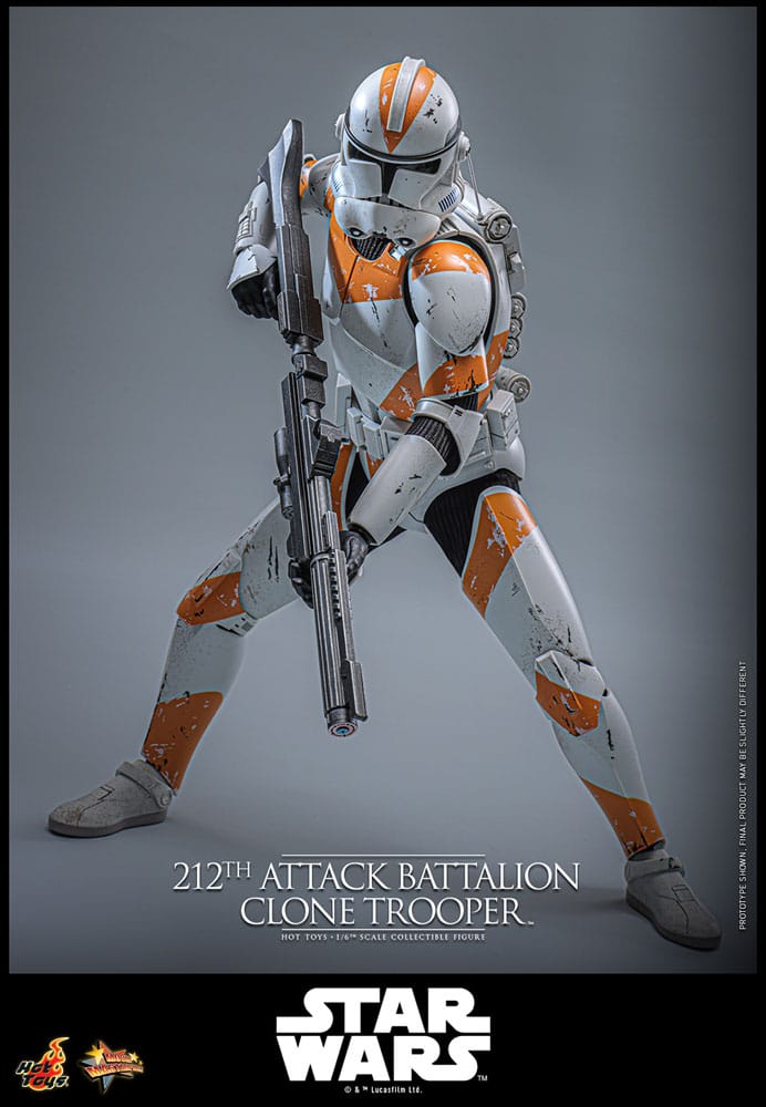 Star Wars: The Clone Wars Actionfigur 1/6 212th Attack Battalion Clone Trooper Deluxe Version 30 cm Image 5