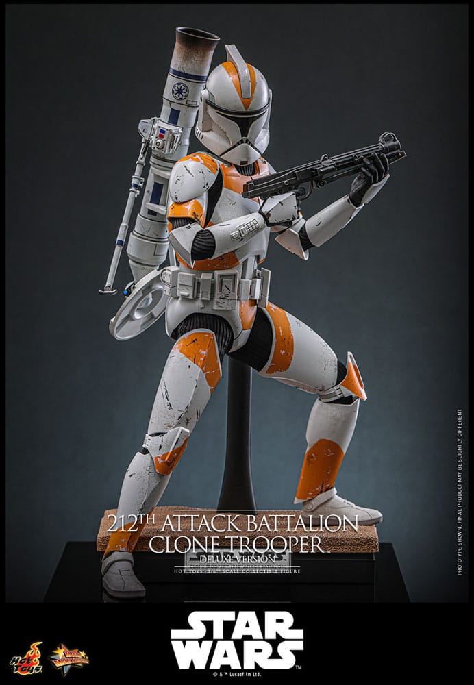 Star Wars: The Clone Wars Actionfigur 1/6 212th Attack Battalion Clone Trooper Deluxe Version 30 cm Image 15
