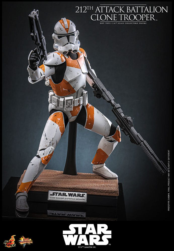 Star Wars: The Clone Wars Actionfigur 1/6 212th Attack Battalion Clone Trooper Deluxe Version 30 cm Image 38