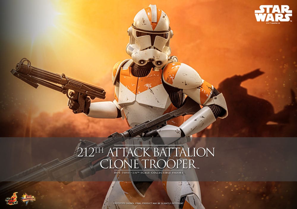 Star Wars: The Clone Wars Actionfigur 1/6 212th Attack Battalion Clone Trooper 30 cm Image 2