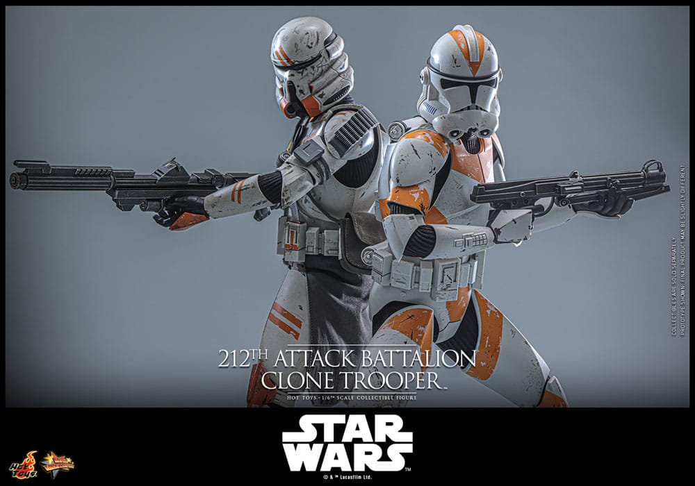 Star Wars: The Clone Wars Actionfigur 1/6 212th Attack Battalion Clone Trooper 30 cm Image 11