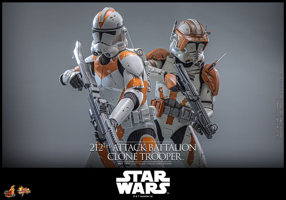 Star Wars: The Clone Wars Actionfigur 1/6 212th Attack Battalion Clone Trooper 30 cm Image 13