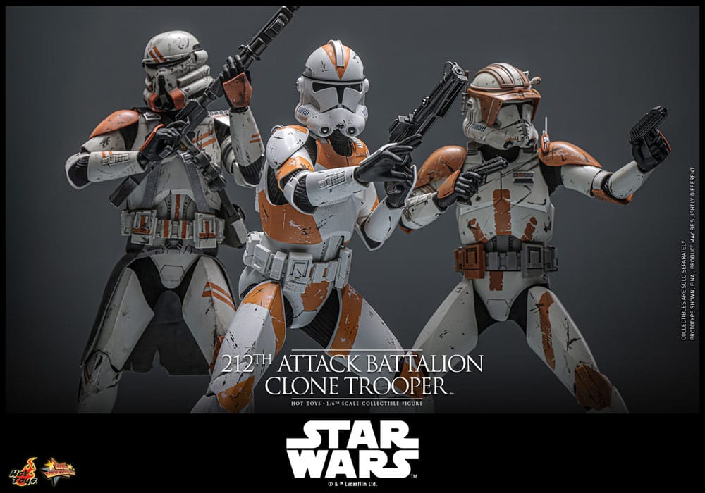 Star Wars: The Clone Wars Actionfigur 1/6 212th Attack Battalion Clone Trooper 30 cm Image 14