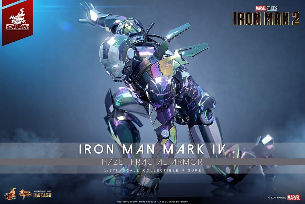 Iron Man 2 Actionfigur 1/6 Iron Man Mark IV (Haze Fractal Armor) 33 cm Image 2