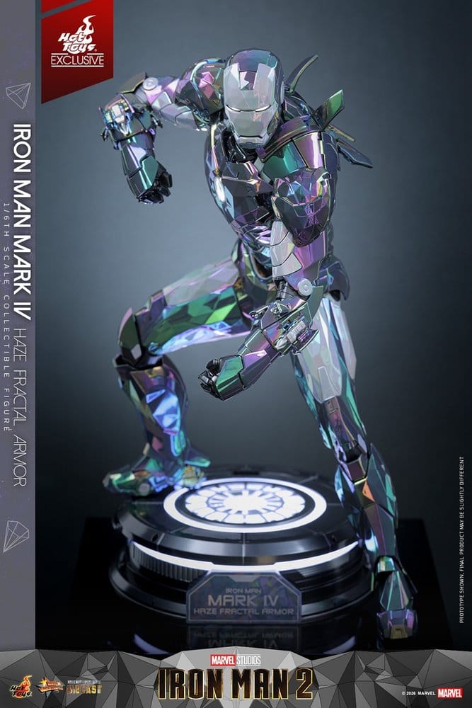 Iron Man 2 Actionfigur 1/6 Iron Man Mark IV (Haze Fractal Armor) 33 cm Image 3