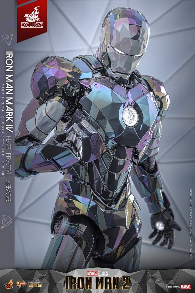 Iron Man 2 Actionfigur 1/6 Iron Man Mark IV (Haze Fractal Armor) 33 cm Image 5