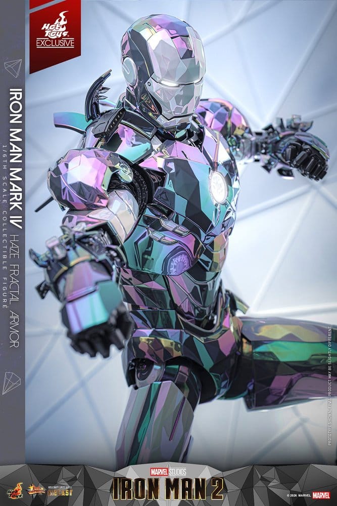 Iron Man 2 Actionfigur 1/6 Iron Man Mark IV (Haze Fractal Armor) 33 cm Image 6