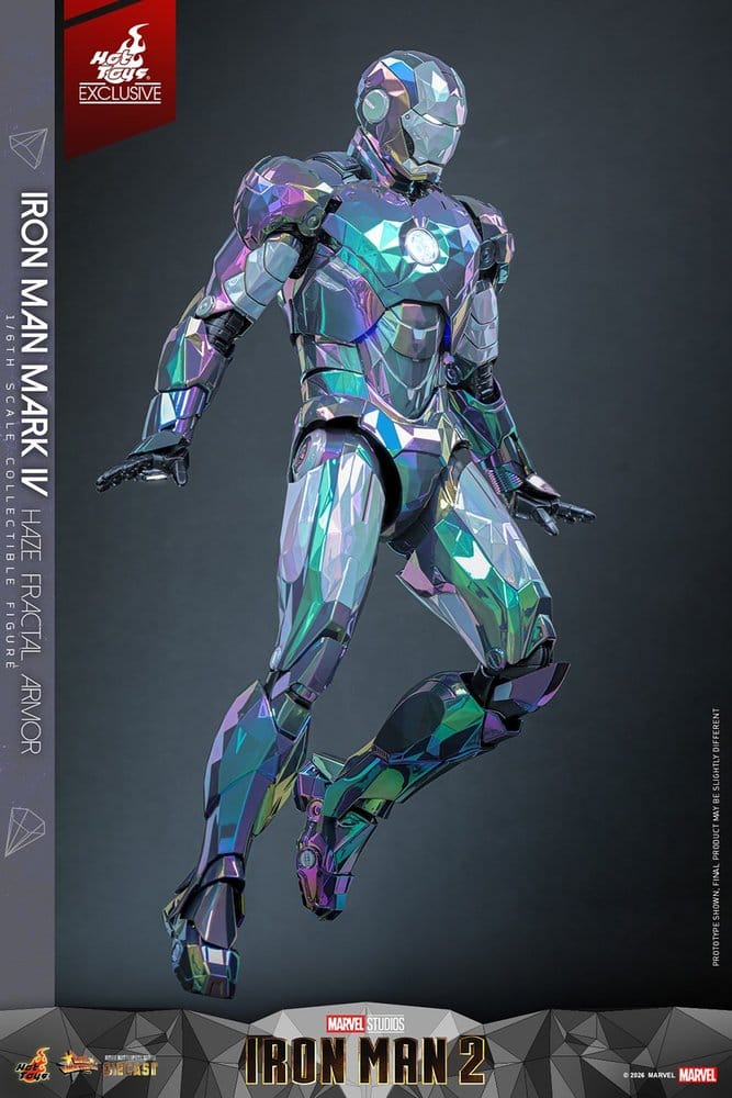 Iron Man 2 Actionfigur 1/6 Iron Man Mark IV (Haze Fractal Armor) 33 cm Image 11