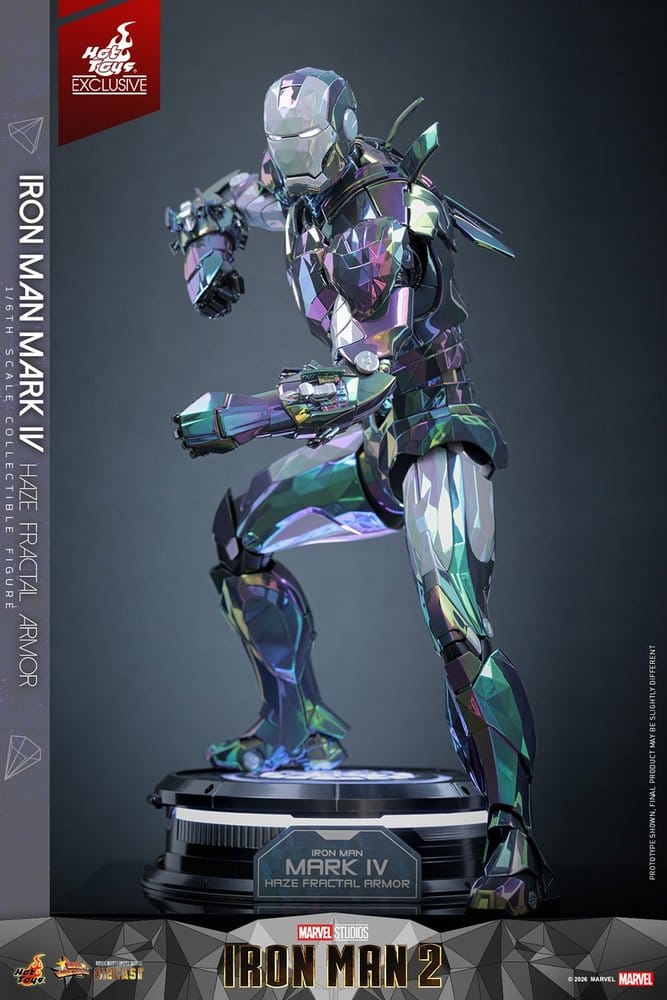 Iron Man 2 Actionfigur 1/6 Iron Man Mark IV (Haze Fractal Armor) 33 cm Image 12