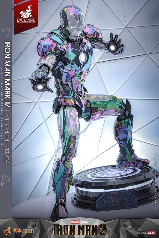 Iron Man 2 Actionfigur 1/6 Iron Man Mark IV (Haze Fractal Armor) 33 cm Image 13