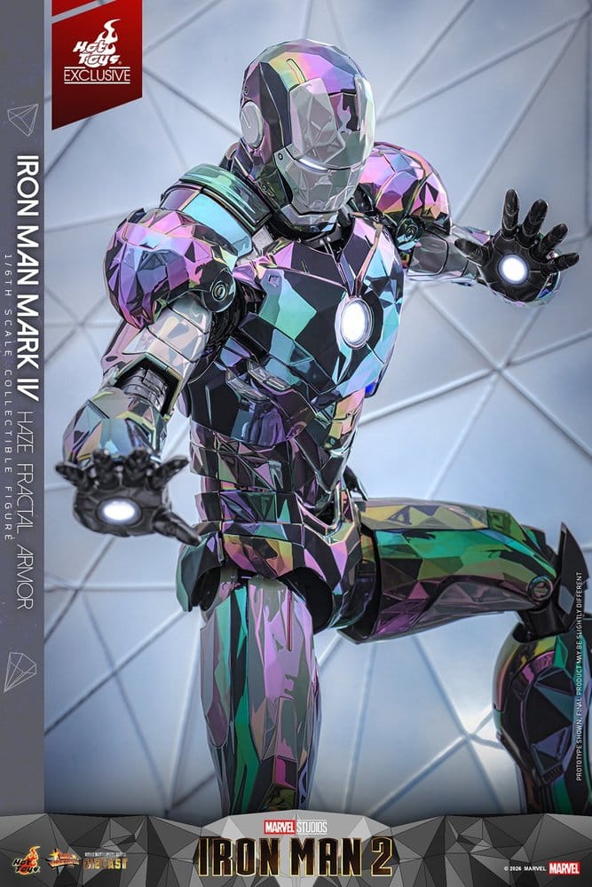Iron Man 2 Actionfigur 1/6 Iron Man Mark IV (Haze Fractal Armor) 33 cm Image 14