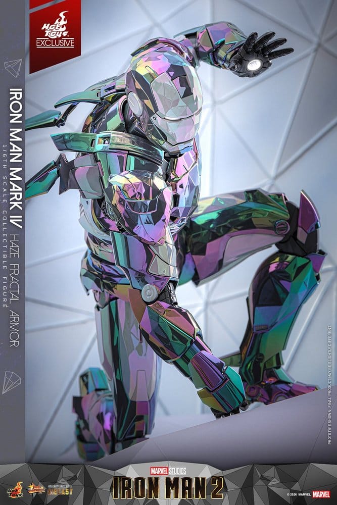 Iron Man 2 Actionfigur 1/6 Iron Man Mark IV (Haze Fractal Armor) 33 cm Image 15