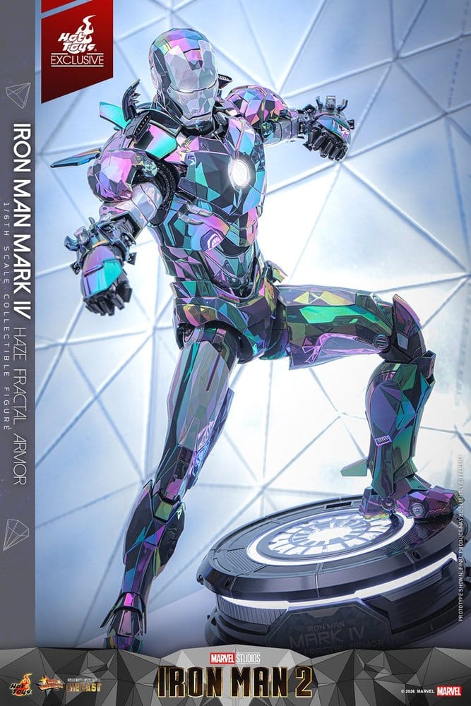 Iron Man 2 Actionfigur 1/6 Iron Man Mark IV (Haze Fractal Armor) 33 cm Image 16