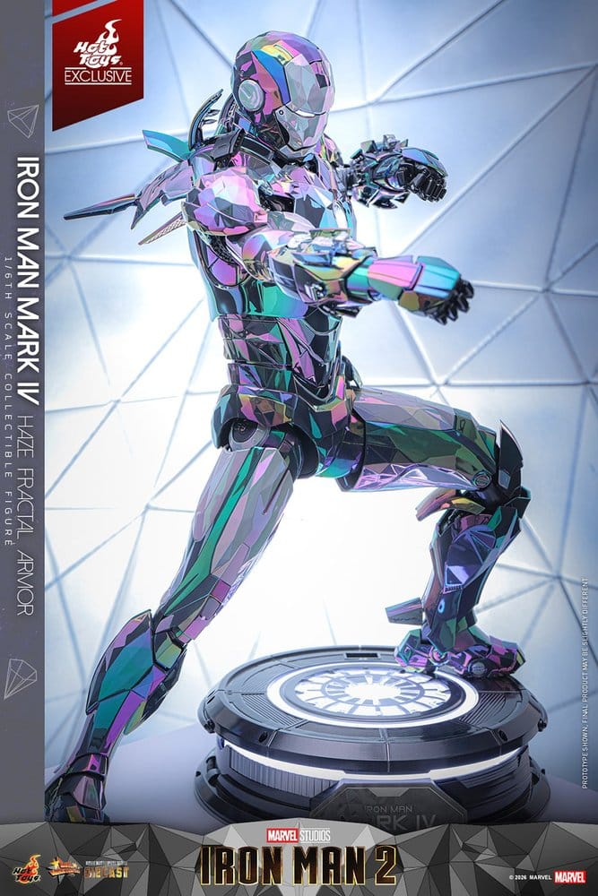 Iron Man 2 Actionfigur 1/6 Iron Man Mark IV (Haze Fractal Armor) 33 cm Image 17