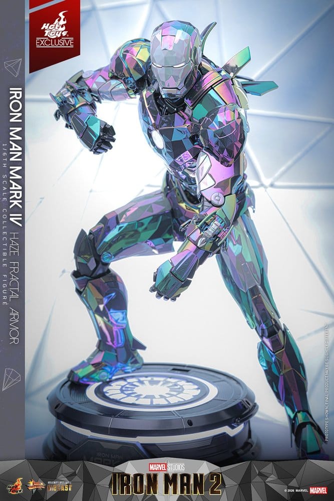 Iron Man 2 Actionfigur 1/6 Iron Man Mark IV (Haze Fractal Armor) 33 cm Image 19