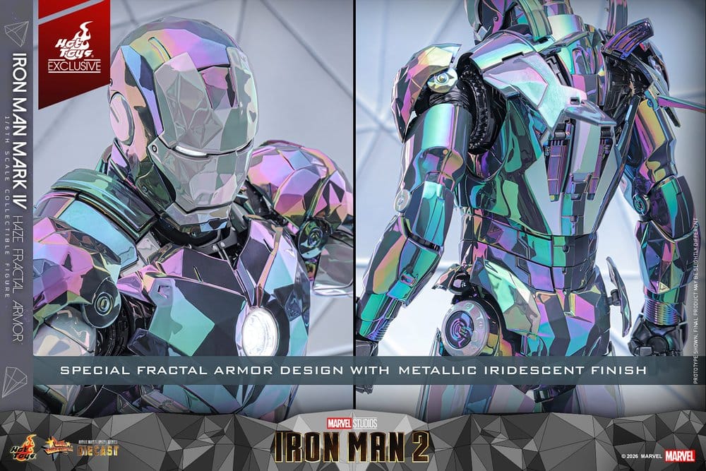 Iron Man 2 Actionfigur 1/6 Iron Man Mark IV (Haze Fractal Armor) 33 cm Image 22