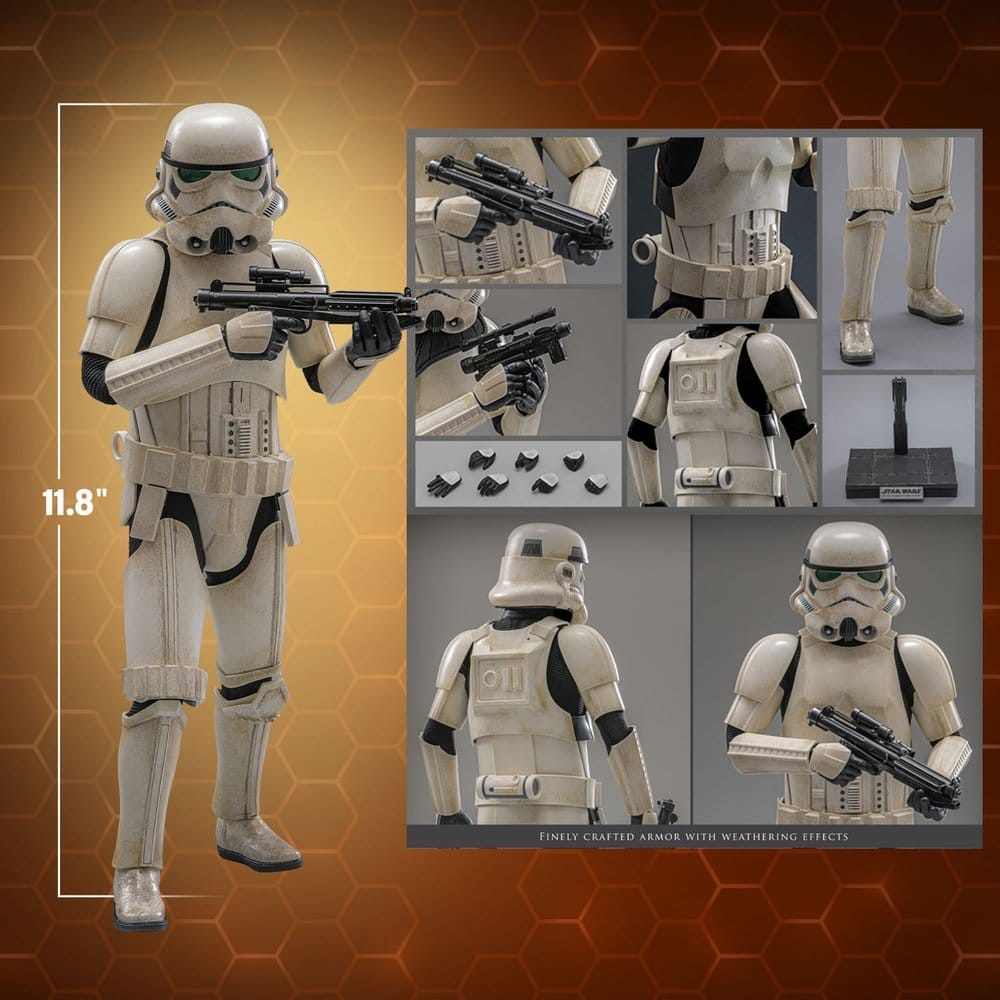 Star Wars: The Mandalorian & Grogu Movie Masterpiece Actionfigur 1/6 Imperial Remnant Stormtrooper 30 cm Image 14