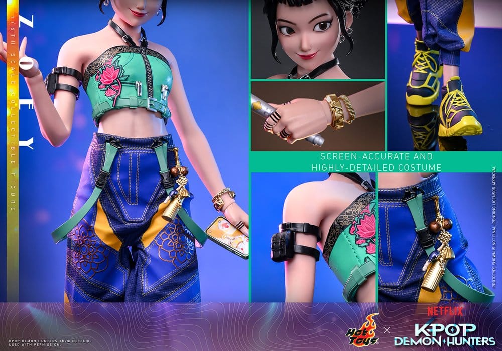 KPop Demon Hunters Actionfigur 1/6 Zoey 27 cm Image 20