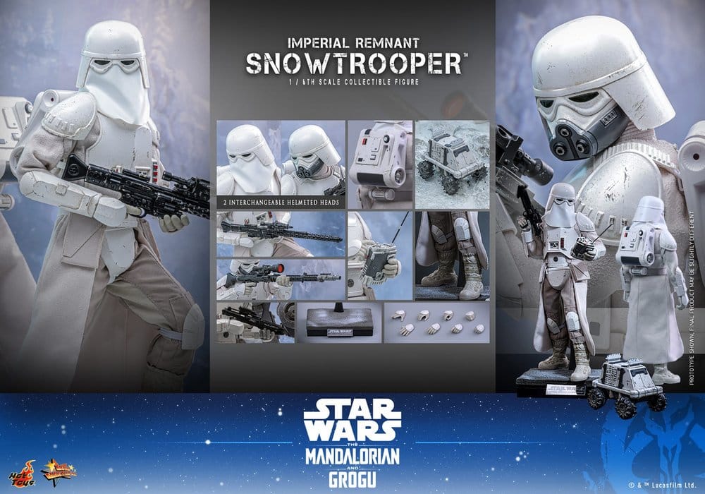 Star Wars: The Mandalorian & Grogu Movie Masterpiece Actionfigur 1/6 Imperial Remnant Snowtrooper 30 cm Image 14