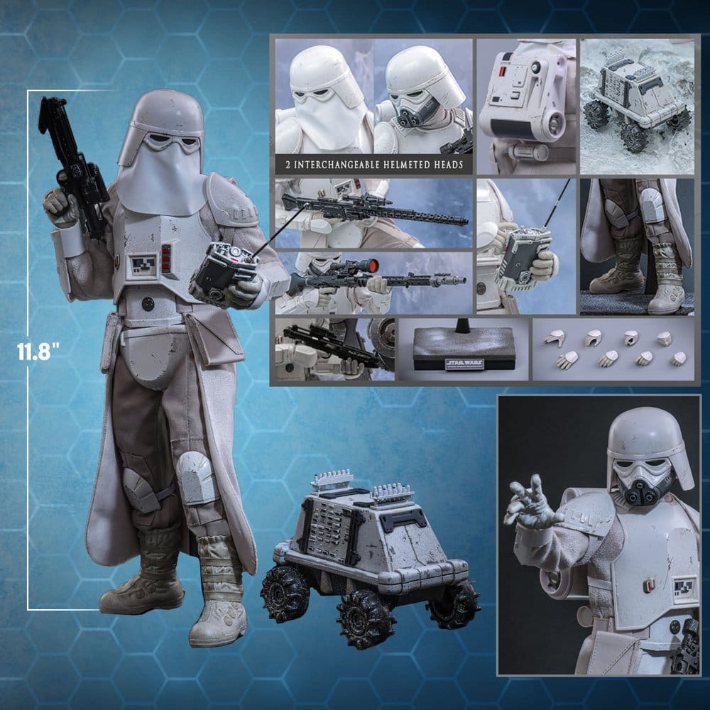 Star Wars: The Mandalorian & Grogu Movie Masterpiece Actionfigur 1/6 Imperial Remnant Snowtrooper 30 cm Image 15